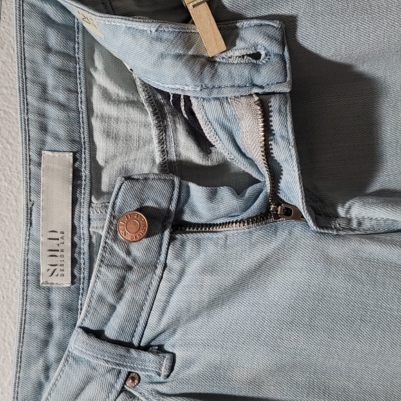 DESIGN LAB SOLD BESTFRIEND STRAIGHT LEG BLUE JEANS WOMENS DENIM PANTS SIZE 26 - Picture 7 of 13